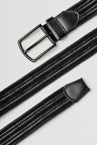 Celopman Cintur&oacute;n Trenzado Negro