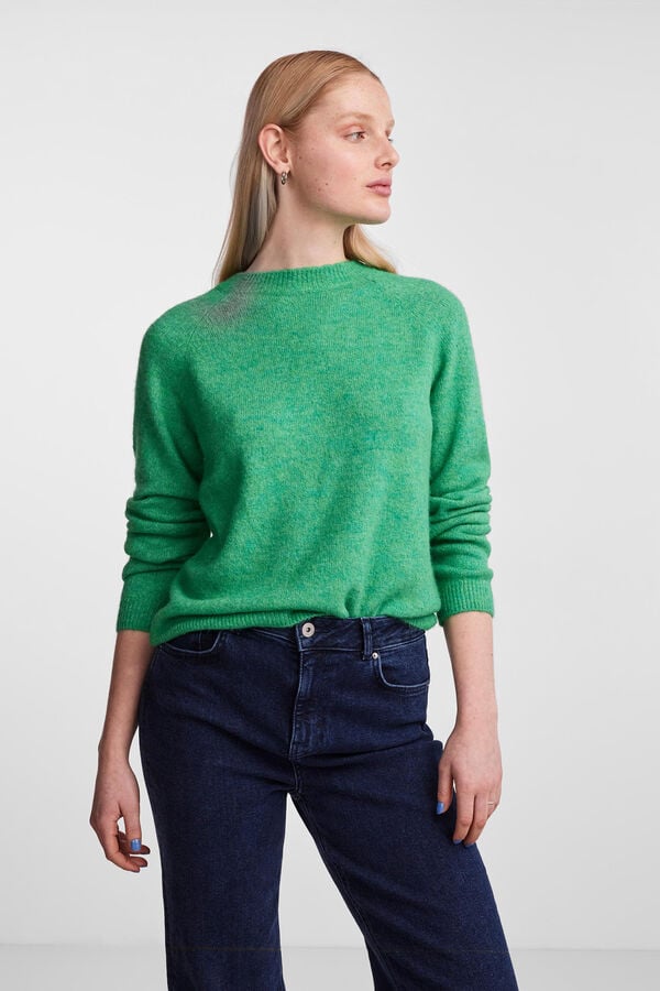 Springfield Soft knit jumper green