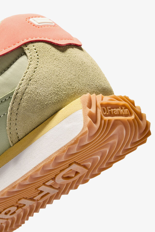 D. Franklin Zapatillas retro nylon con cord&oacute;n kaki