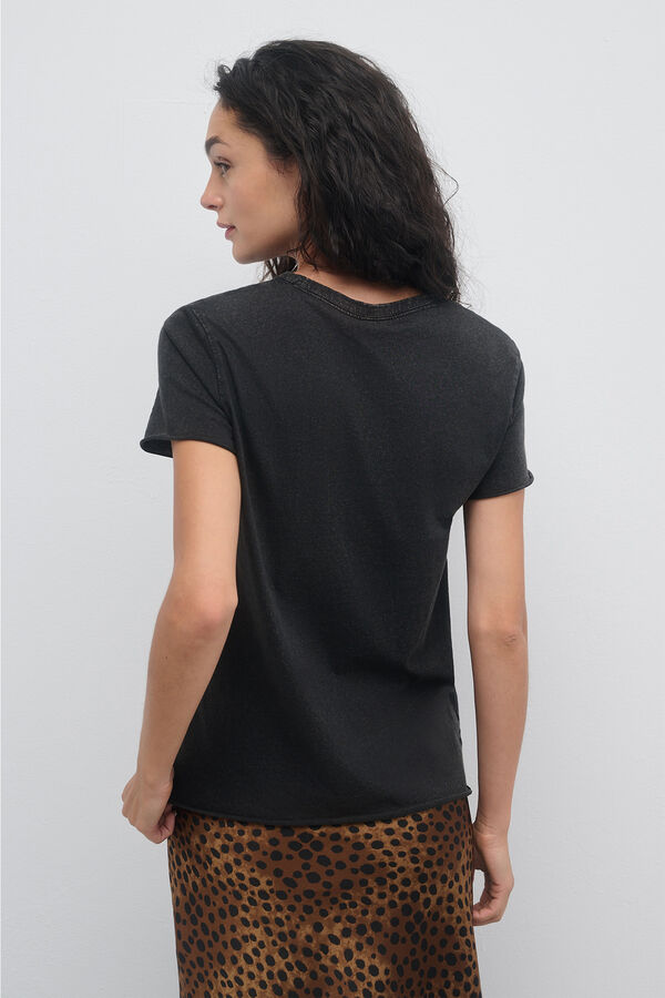 Only Printed short-sleeved T-shirt grey