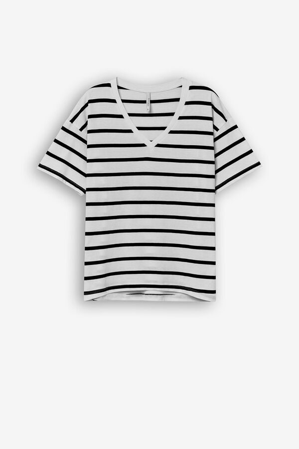 Springfield Striped T-shirt navy