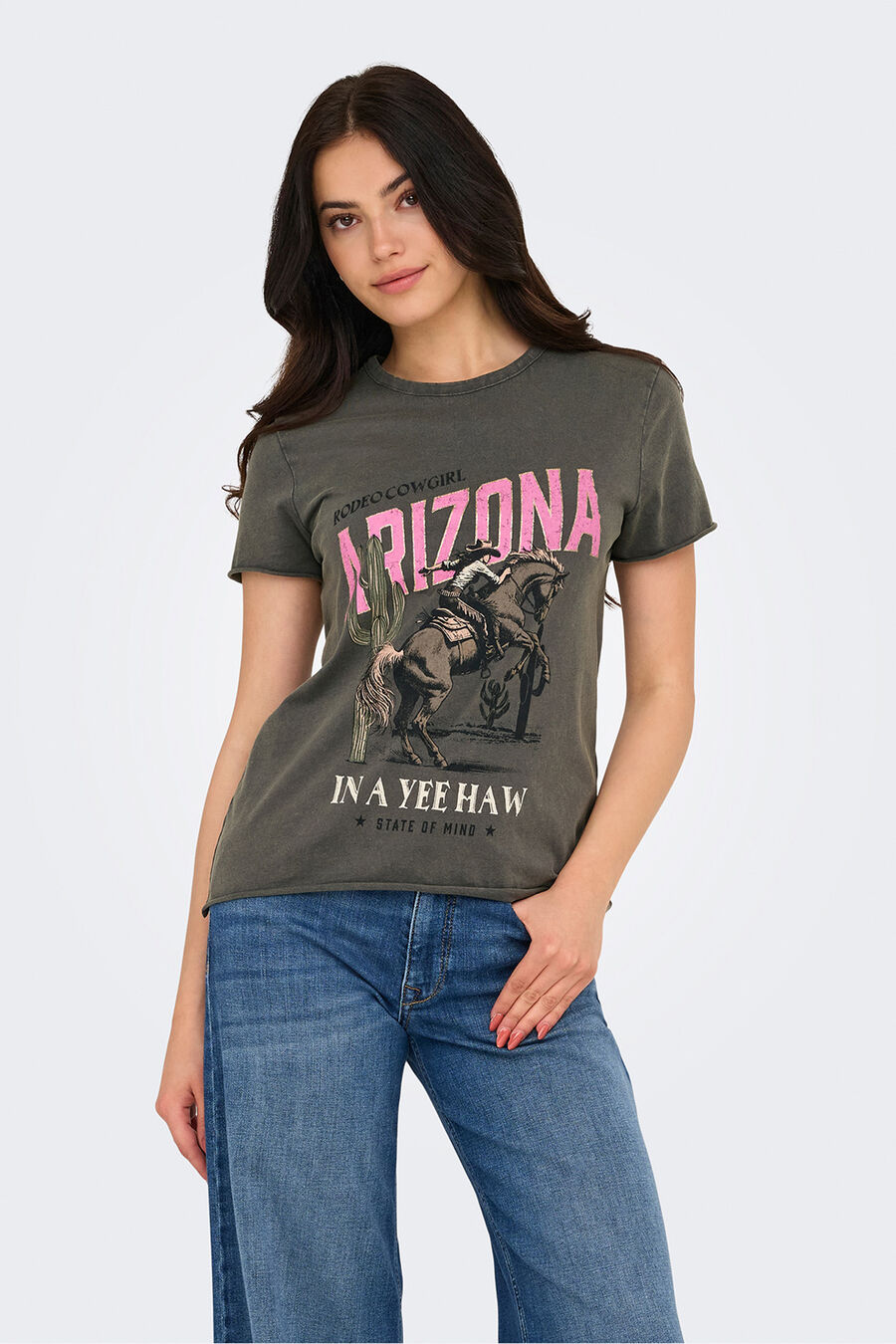 Camiseta estampada de manga corta