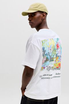 Jack & Jones T-shirt loose em algod&atilde;o