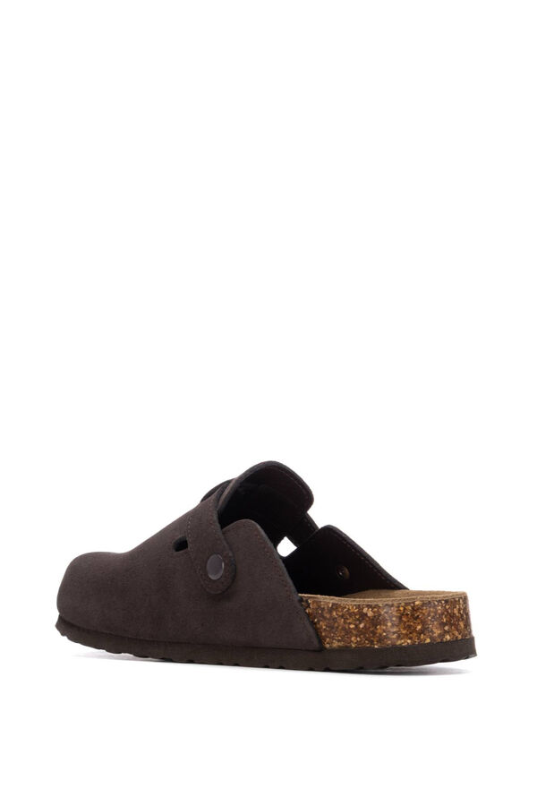 XTI Bio clogs with buckle nude