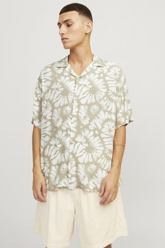 Springfield Camisa relaxed fit castanho