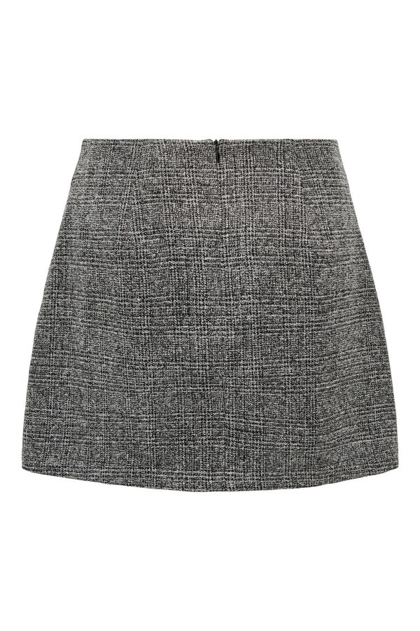 JDY Falda corta estampada negro
