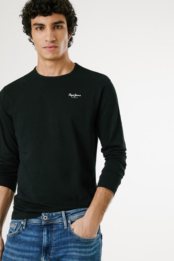 Pepe Jeans Camiseta manga larga negro