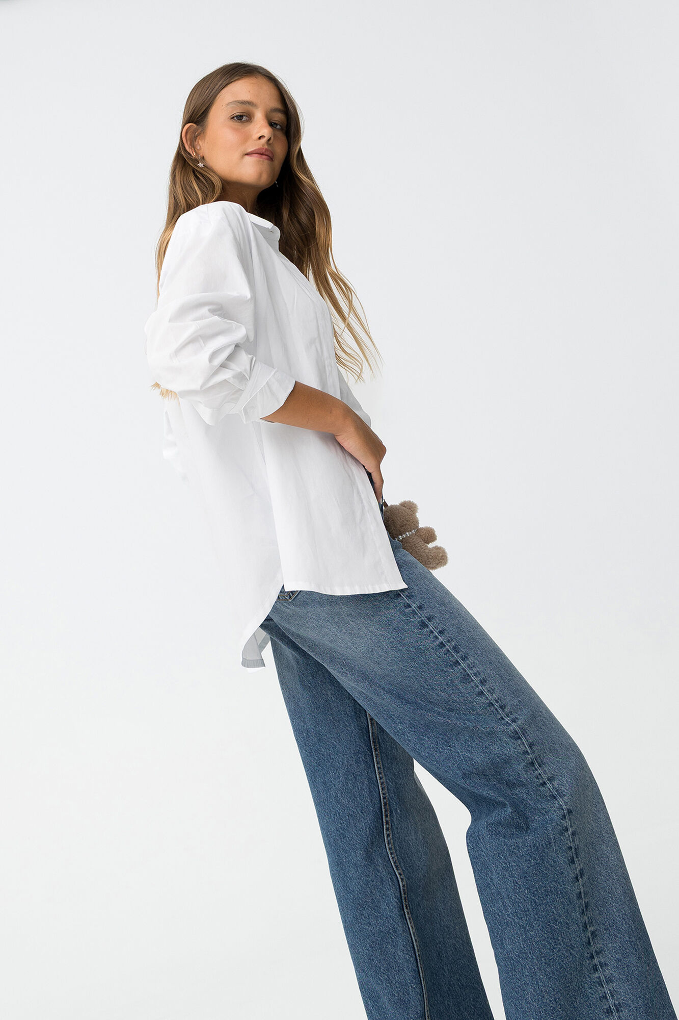 Tiffosi Young Oversized cotton shirt