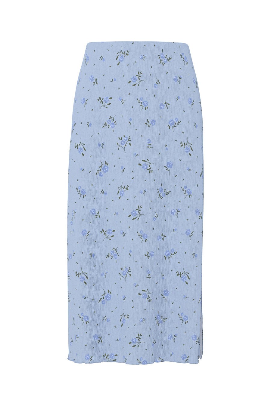 Falda midi estampada