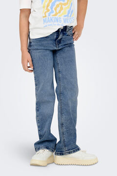 Only Girls Stretch wide fit jeans