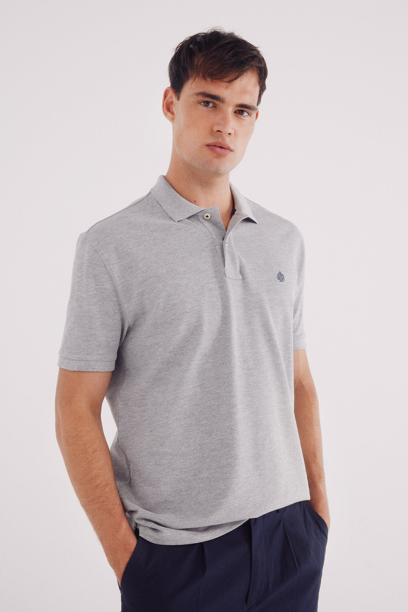 Springfield Essential regular fit piqu&eacute; polo shirt
