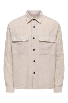 Only & Sons Sobrecamisa de linho