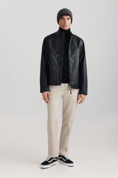 Springfield Faux leather jacket
