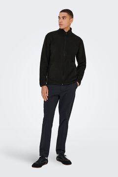 Only & Sons Casaco sherpa com bot&otilde;es