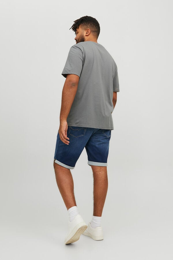 Springfield T-shirt de manga curta slim em algodão sustentável PLUS cinza