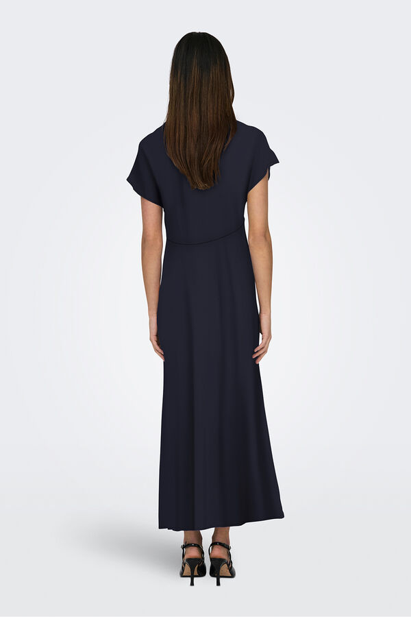Only Long regular fit dress blue