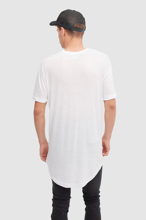 Inside Basic Long T-shirt white