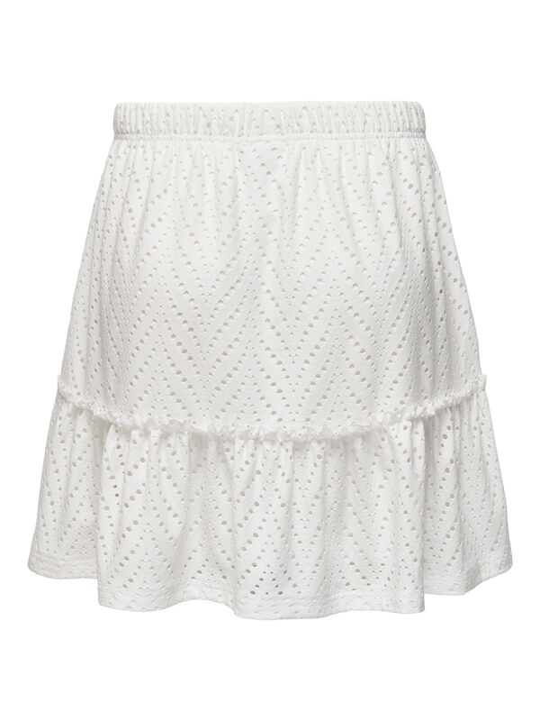 Springfield Ruffled mini skirt white