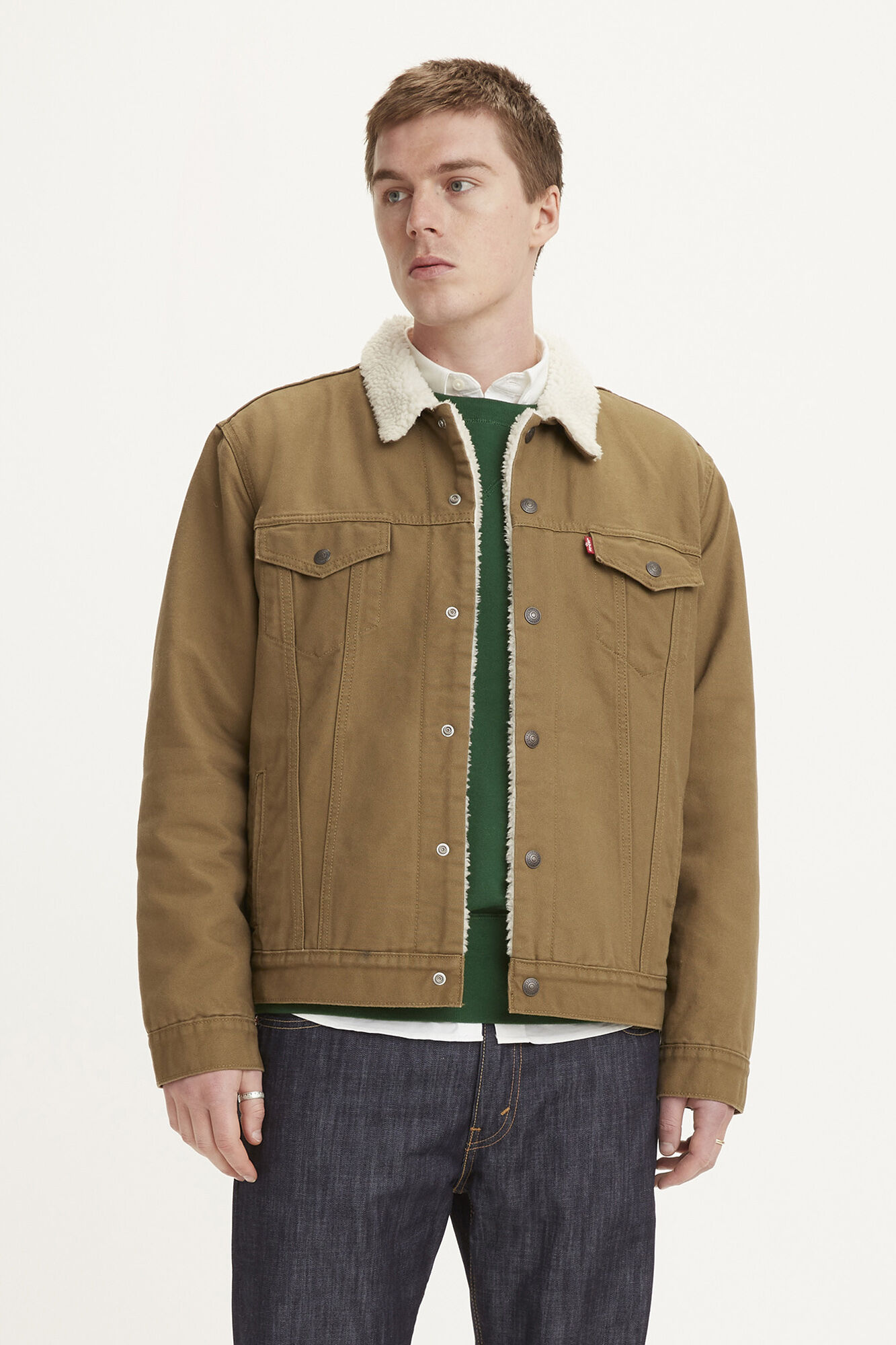 Levis 2024 jacket tan