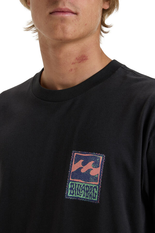 Billabong Stacked Arch - for men T-shirt Siva