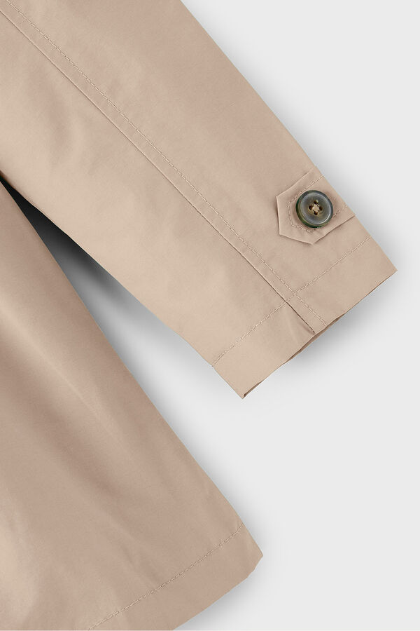 Name It Belted trench coat nude