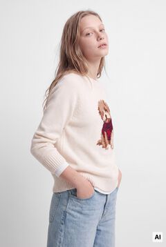 Springfield Kids Girl's dog jumper