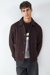 Balmohk Jacket with pockets nude