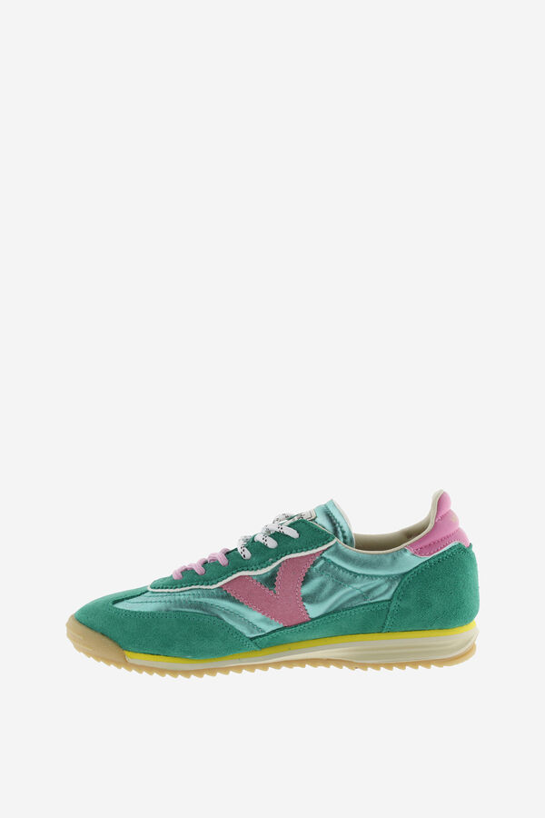 Victoria Metallic sneakers green