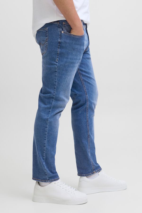 Jack & Jones PLUS Slim fit five-pocket jeans blue