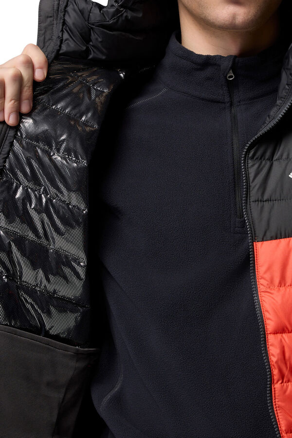 Columbia Chaqueta aislante con capucha Powder Lite&trade; II para hombre naranja