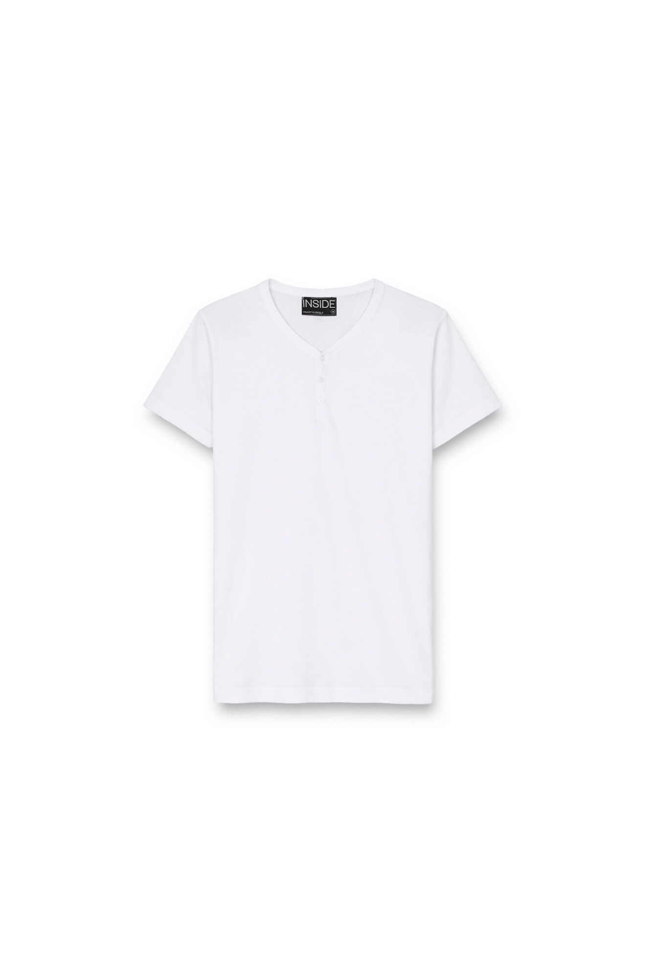 Inside T-Shirt mit Kn&ouml;pfen