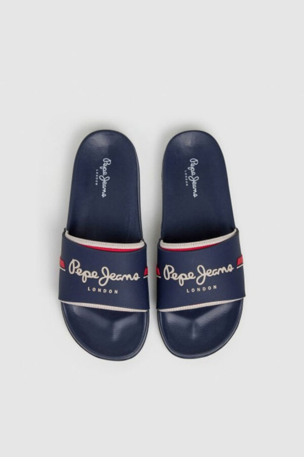 Pepe Jeans Double buckle sandals blue