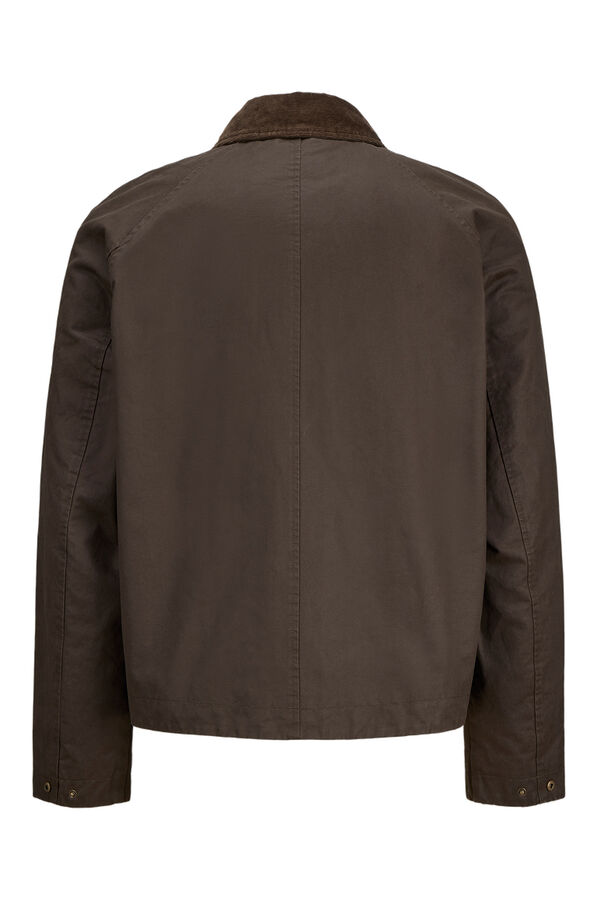 Jack & Jones Cazadora cuello pana marr&oacute;n