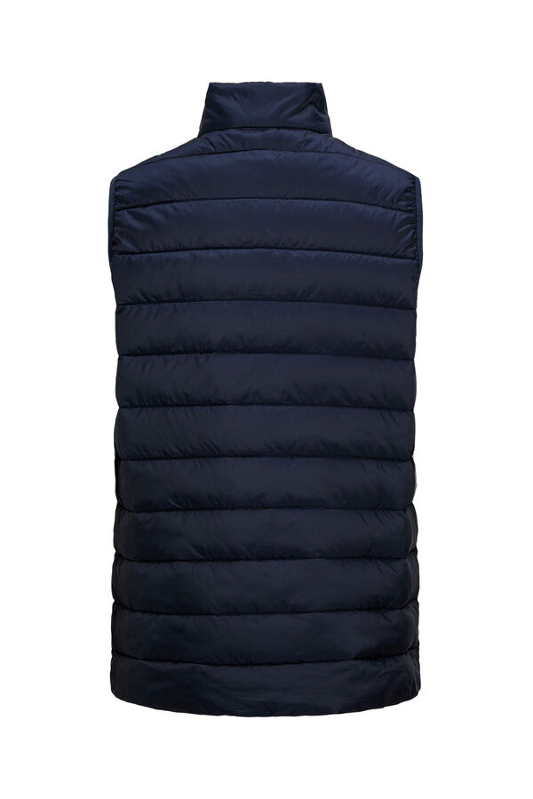 Jack & Jones Junior  Logo padded gilet blue