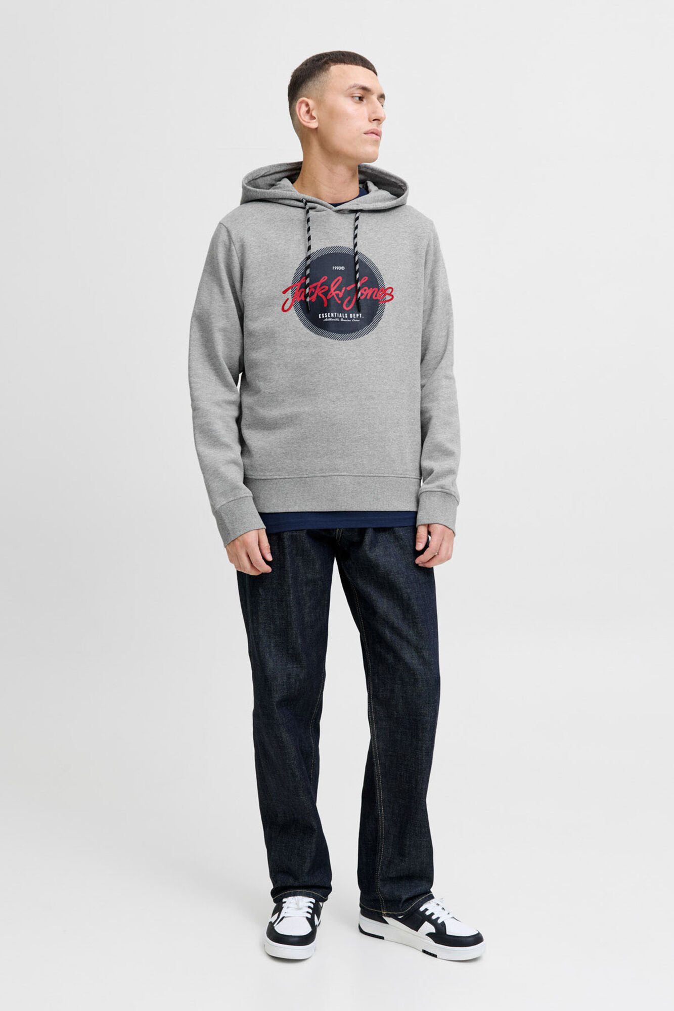 Jack & Jones Sudadera logo con capucha
