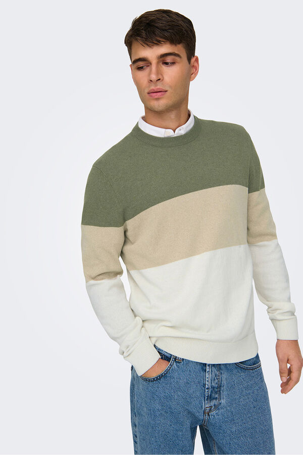 Only & Sons Jersey regular fit verde