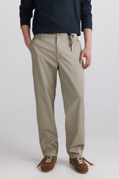 Springfield Lightweight straight fit trousers