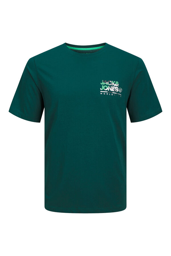 Springfield Standard fit T-shirt dark green