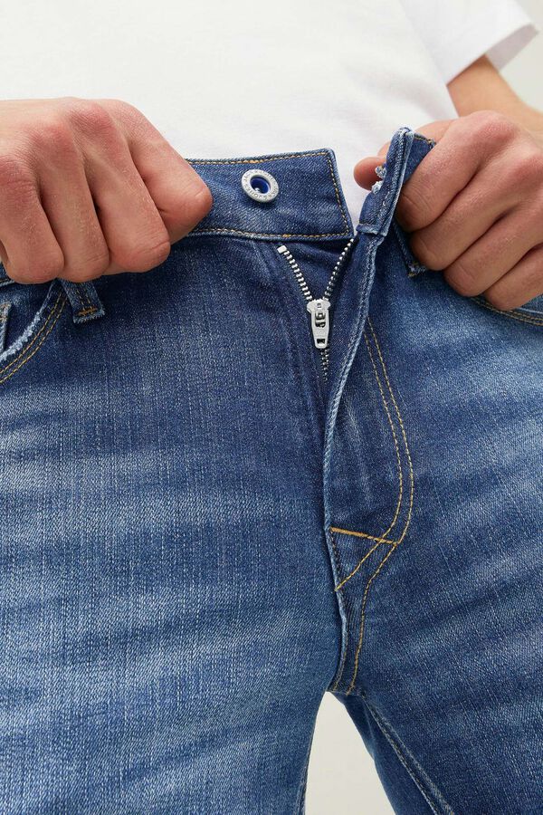 Springfield Liam distressed jeans bleuté