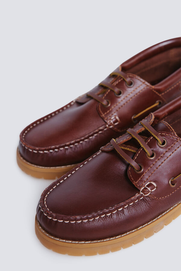 Springfield Leather boat shoes nude