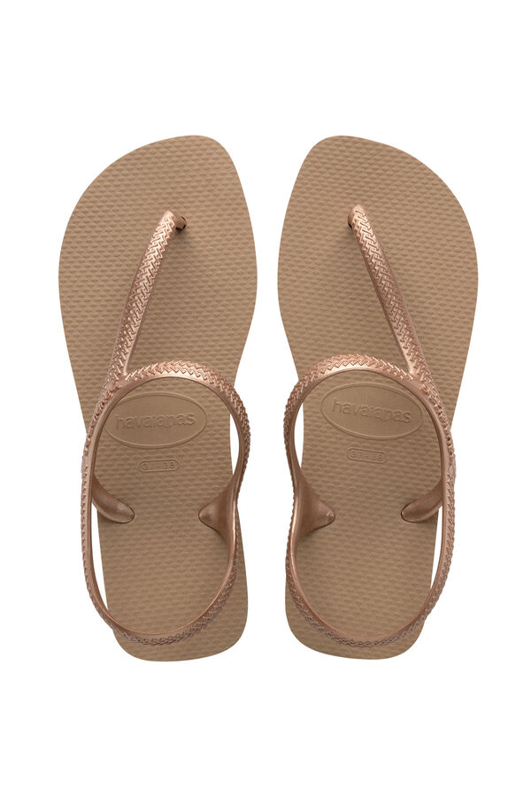 Havaianas Rubber flat sandals nude