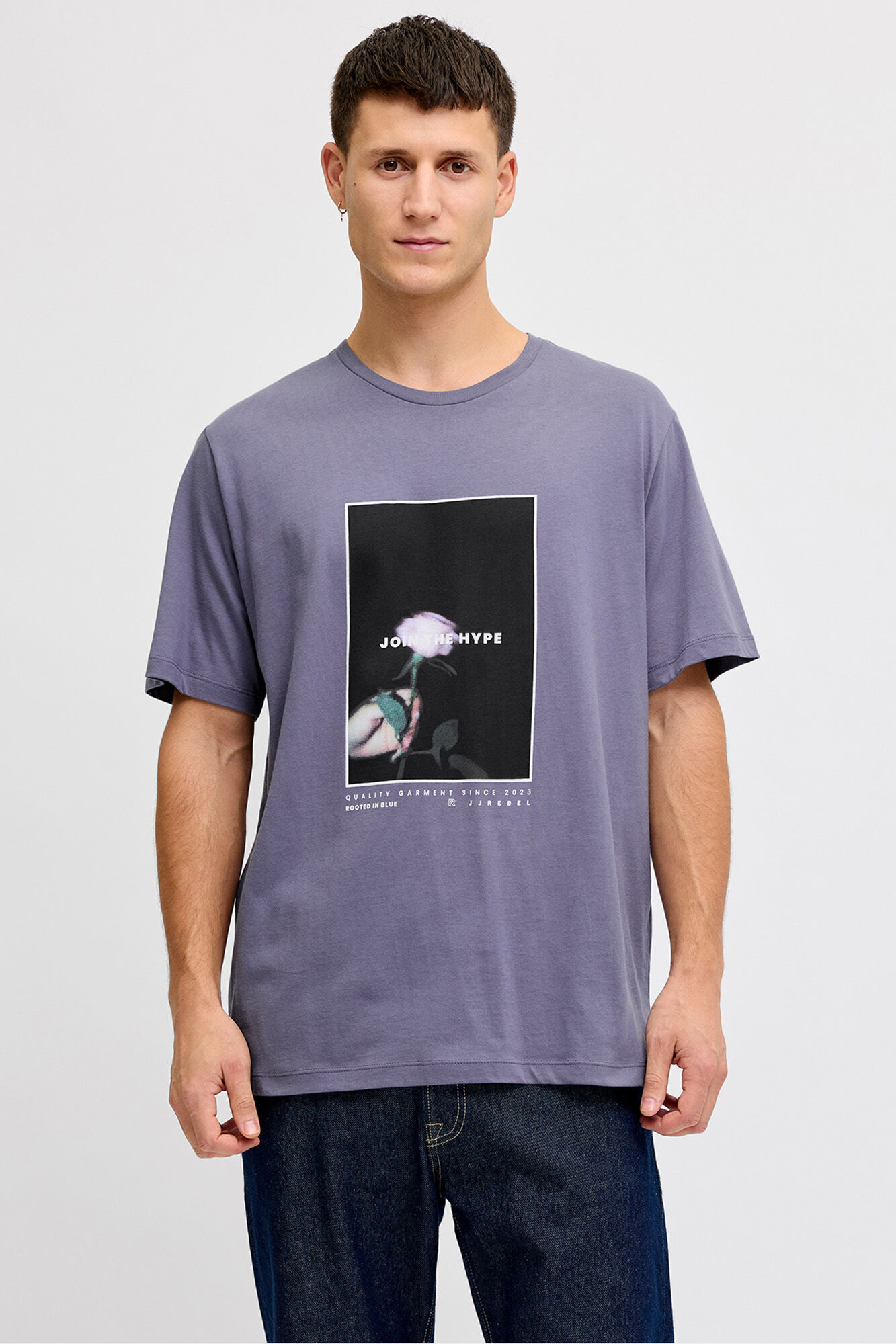 JJ REBEL Camiseta manga corta de algod&oacute;n