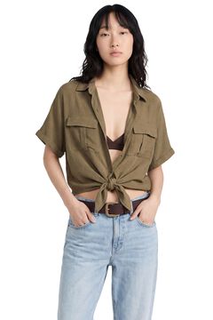 Koton Camisa de manga corta lazo