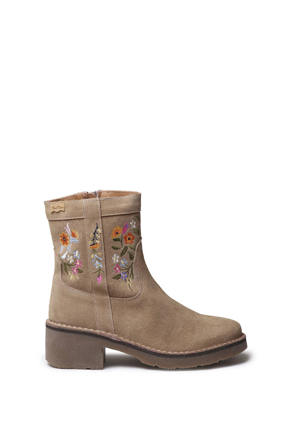 Toni Pons Split leather ankle boot  brown