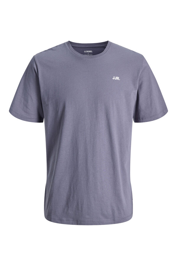 JJ REBEL Camiseta b&aacute;sica manga corta gris