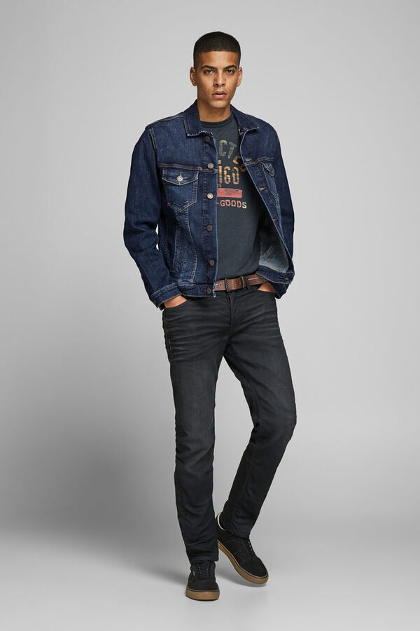 Springfield Casaco jeans sustentável azulado