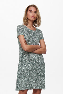 Only Vestido corto manga corta