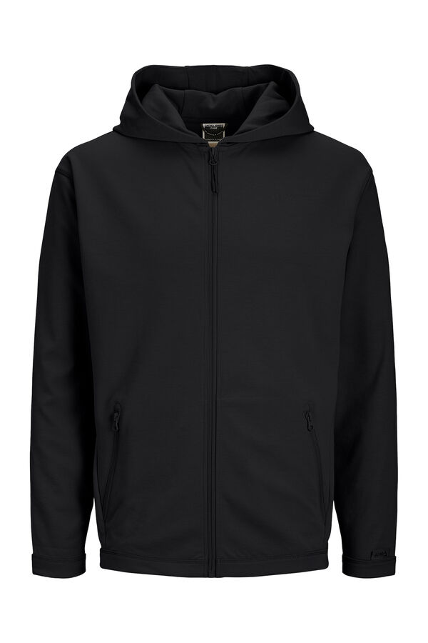 Springfield PLUS Lightweight zip-up hoodie black