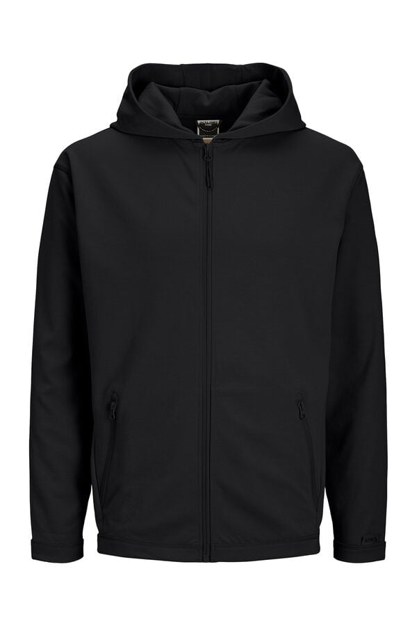 Springfield PLUS Lightweight zip-up hoodie black