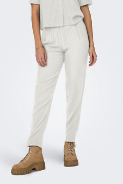 Springfield Straight cut trousers white